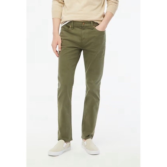 J. Crew Slim-fit garment-dyed five-pocket pant - Picture 1 of 6